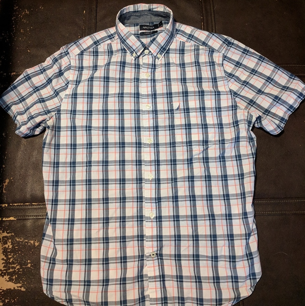 Nautica short sleeved button down